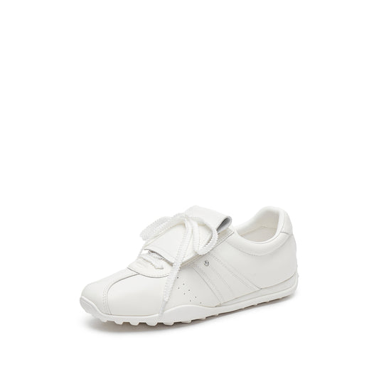 Sneakers - Retro Leather Stitching Detail German Trainers F0161