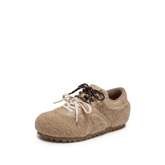Sneakers - Retro Furry Sports Casual Flats S2901