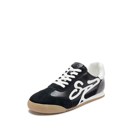 Sneakers - Round Toe Leather German Trainers EPN03