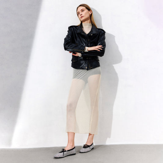 Ballet Flats - "Dreamcatcher" Ethereal Leather Flats EA916