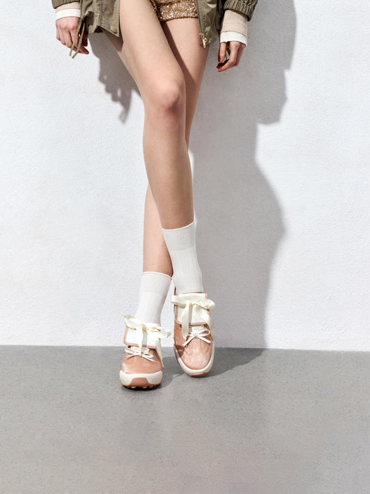 Sneakers - Ballet Lace Up German Trainers  H3647