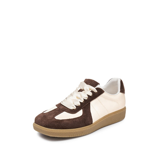 Sneakers - Colorblocked Square Toe German Trainers Y2408