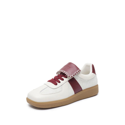 Sneakers - Square Toe Color Block Chunky Sneakers