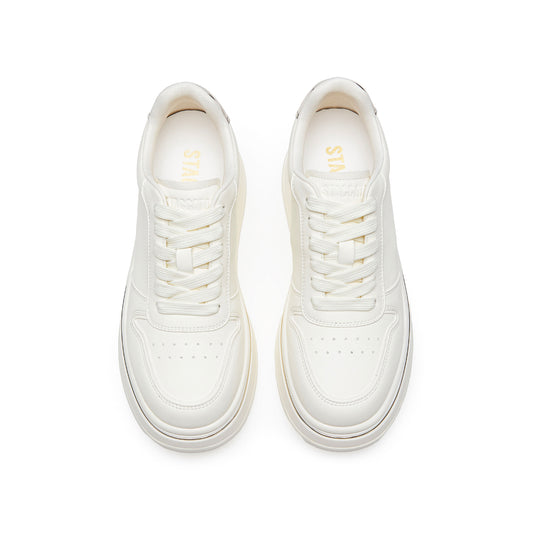 Sneakers - White Casual Chunky Platform Sneakers