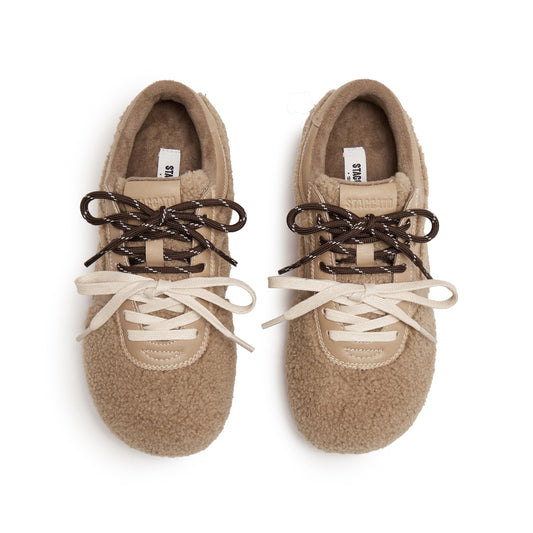 Sneakers - Retro Furry Sports Casual Flats S2901