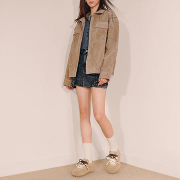 Sneakers - Retro Furry Sports Casual Flats S2901