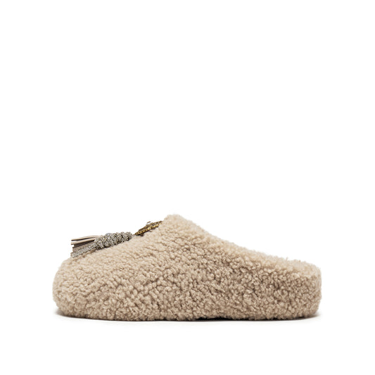 Birken - Fashionable Furry Half-slip Birkenstocks L6796