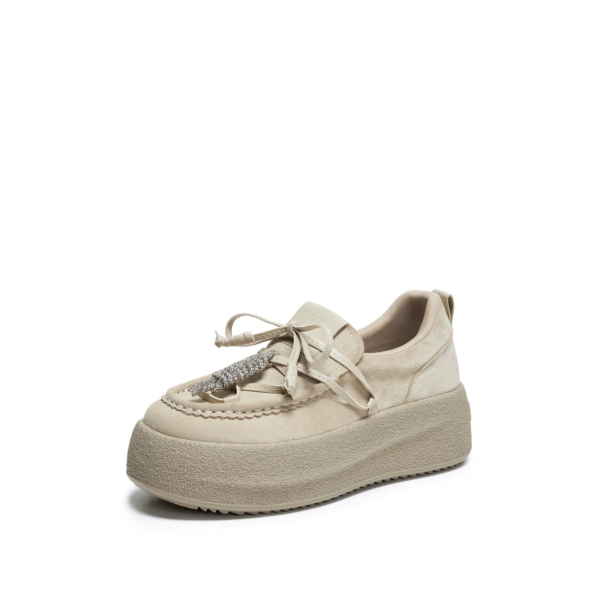 STACCATO Retro Platform Sneakers - Vintage Apricot