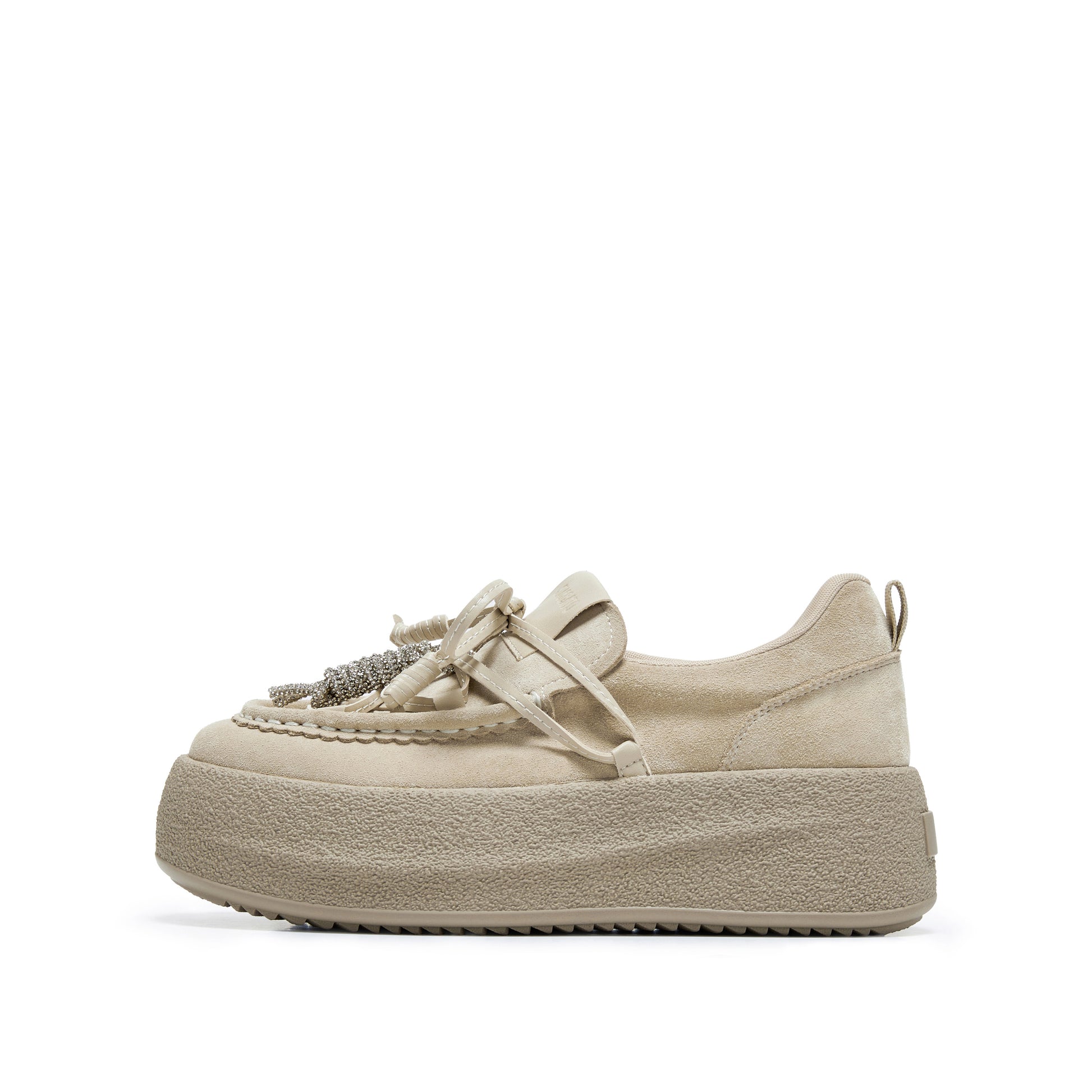 STACCATO Retro Platform Sneakers - Vintage Apricot