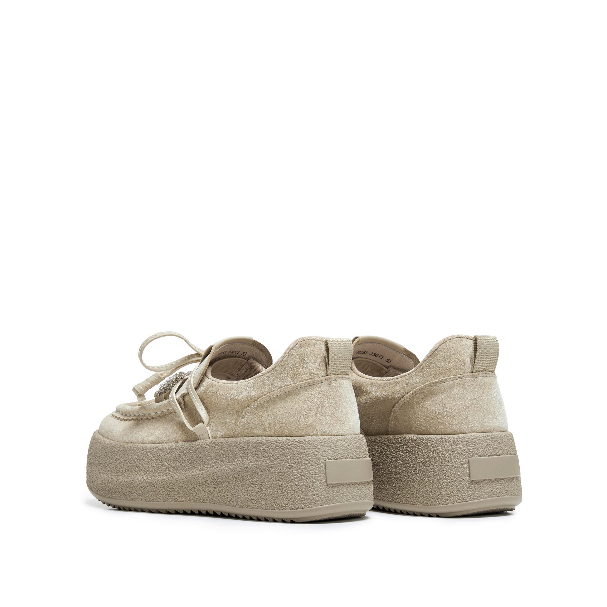 STACCATO Retro Platform Sneakers - Vintage Apricot