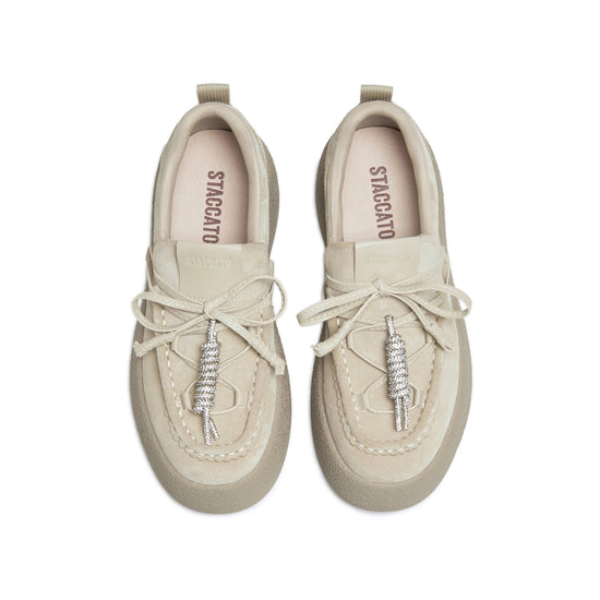STACCATO Retro Platform Sneakers - Vintage Apricot
