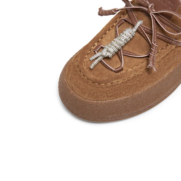 STACCATO Retro Platform Sneakers - Coffee Brown