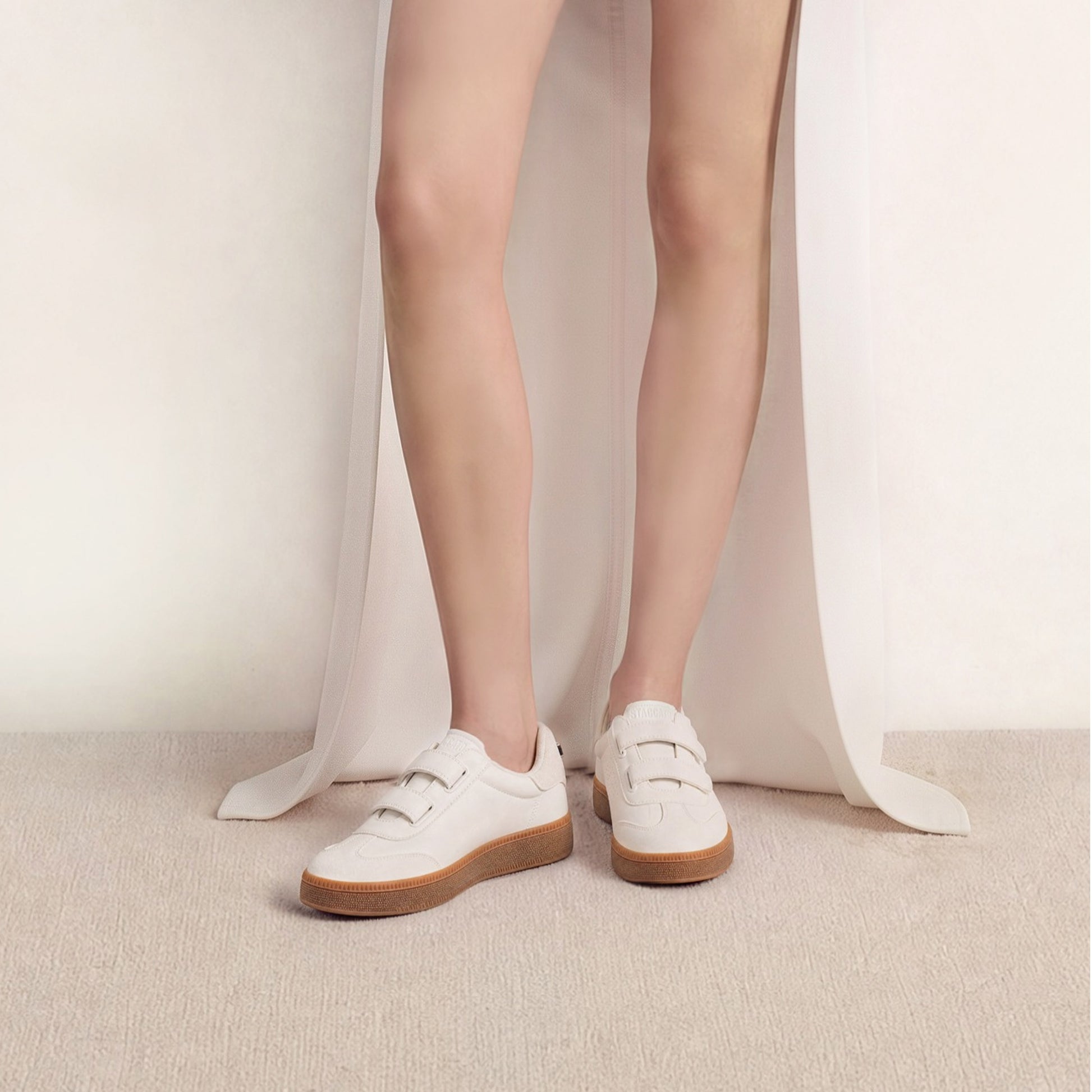STACCATO Platform Trainer Sneakers - Cream White