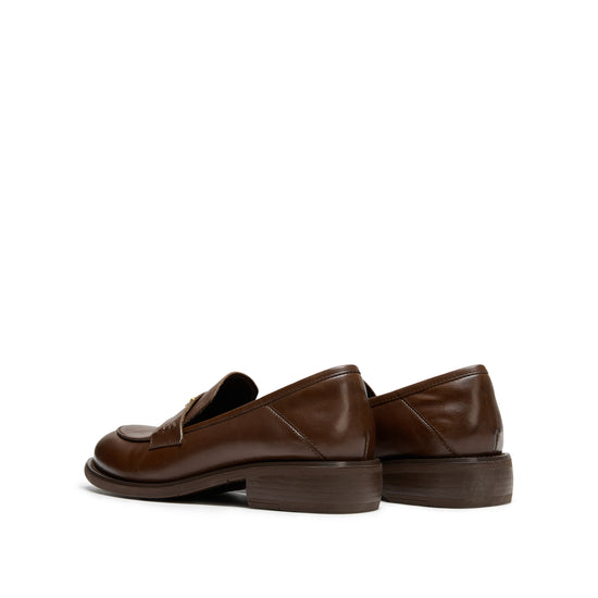 STACCATO British Platform Loafers - Old Money Brown