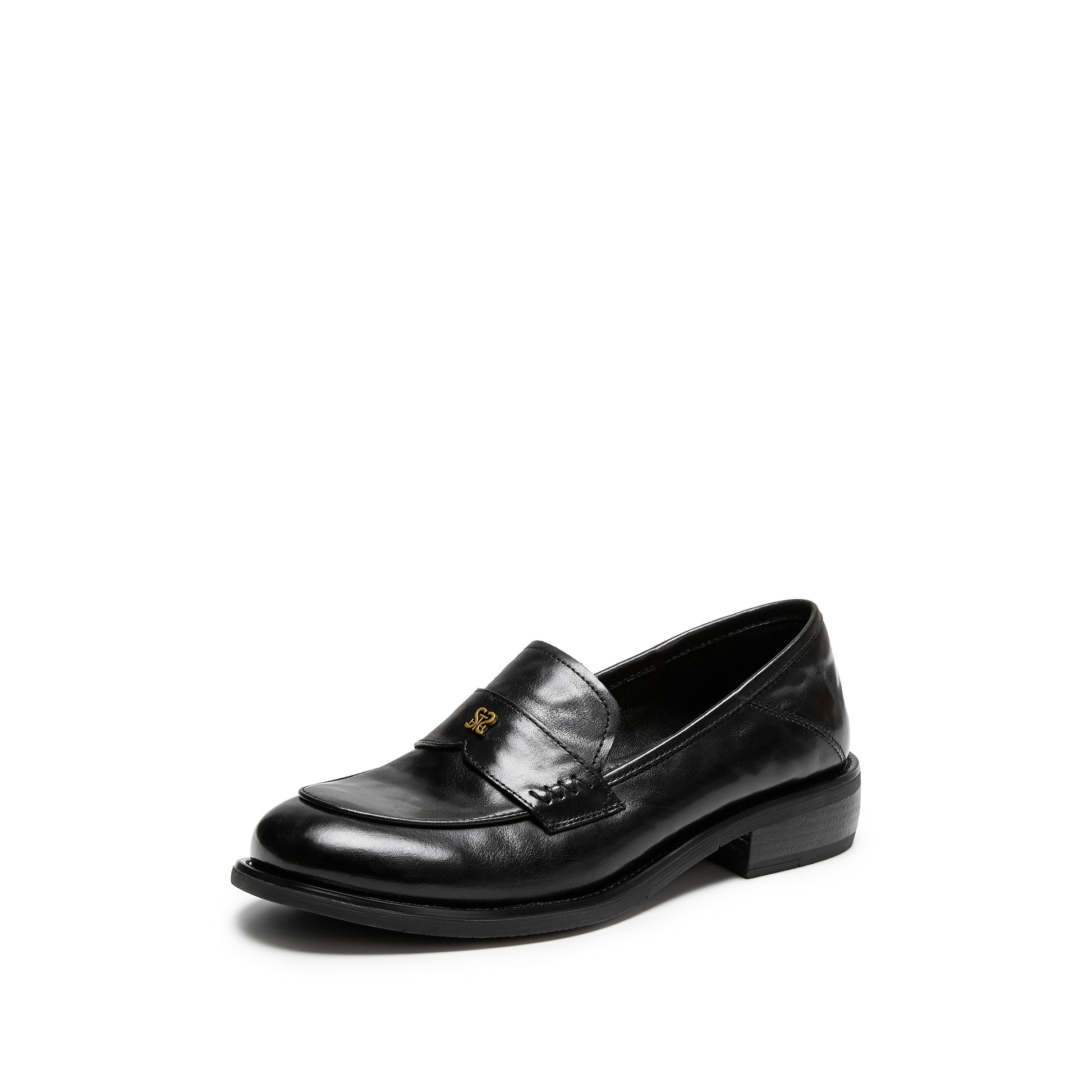 STACCATO British Platform Loafers - Quiet Luxury Black