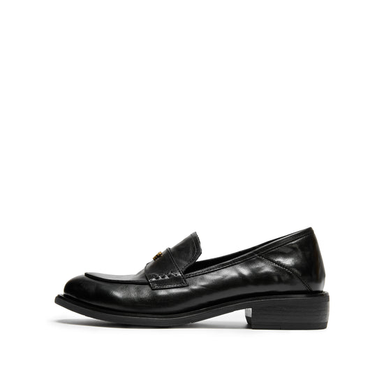 STACCATO British Platform Loafers - Quiet Luxury Black
