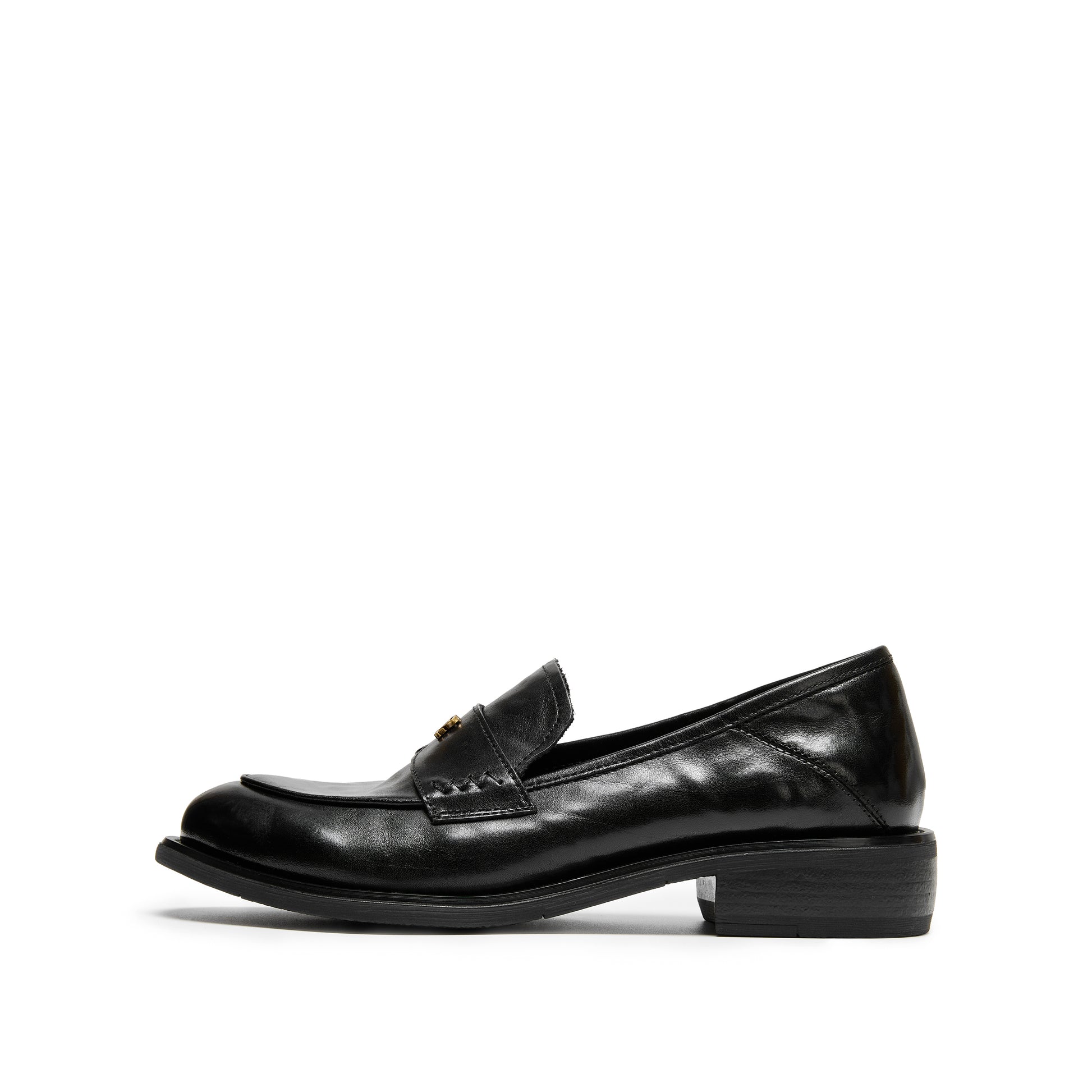STACCATO British Platform Loafers - Quiet Luxury Black