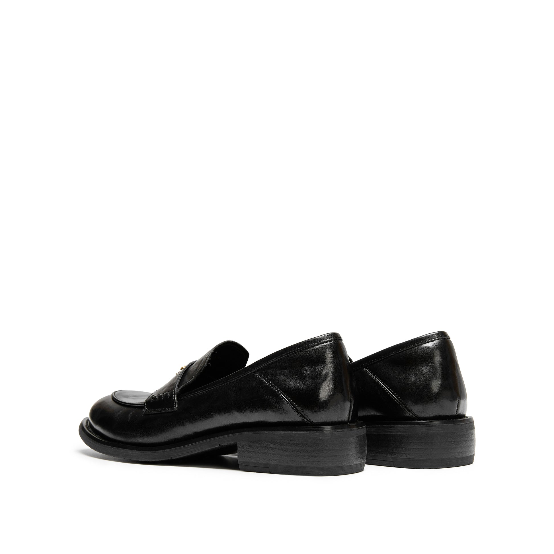 STACCATO British Platform Loafers - Quiet Luxury Black