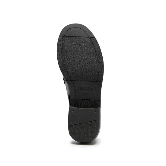 STACCATO British Platform Loafers - Quiet Luxury Black