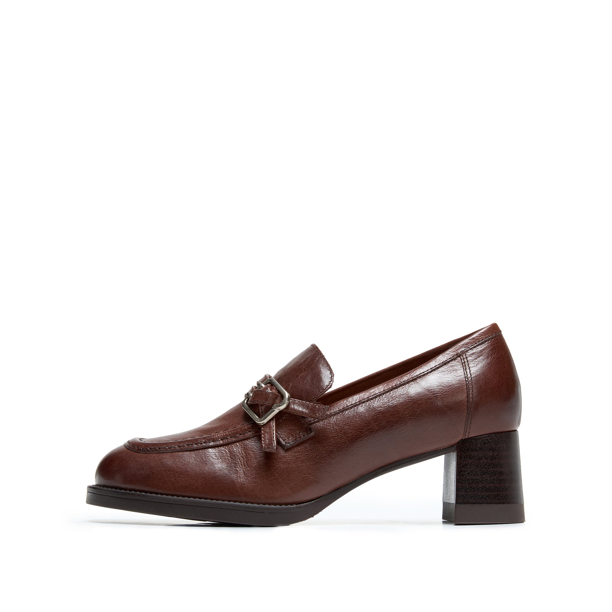 STACCATO Platform Loafers - Cocoa Brown