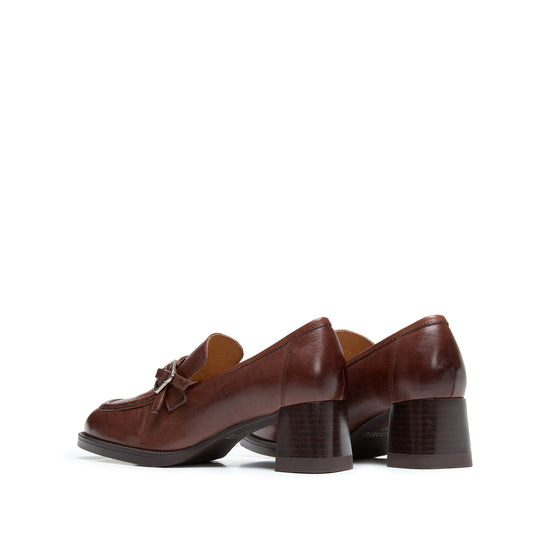 STACCATO Platform Loafers - Cocoa Brown