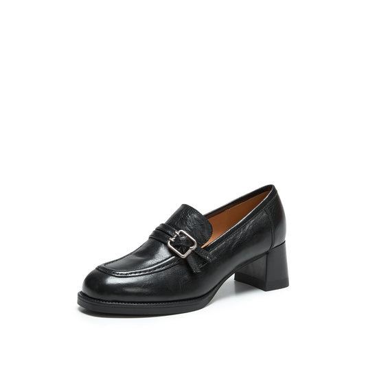 STACCATO Platform Loafers - Vintage Black