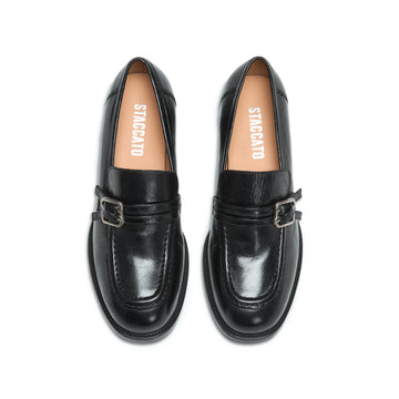 STACCATO Platform Loafers - Vintage Black