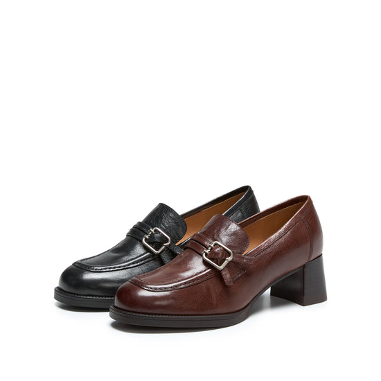 STACCATO Platform Loafers - Vintage Black
