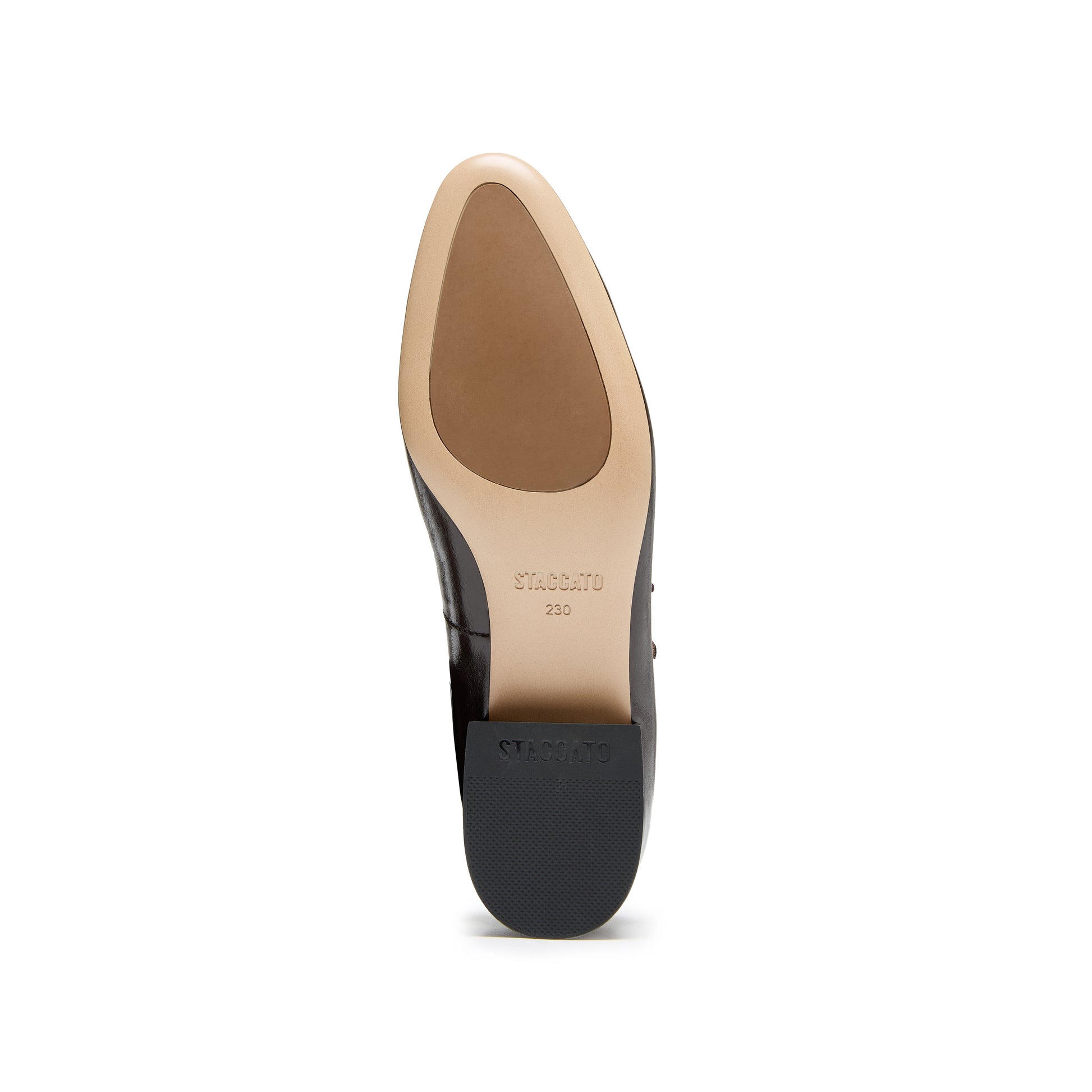 STACCATO Chunky Heel Mary Jane Pumps - Dark Chocolate Brown