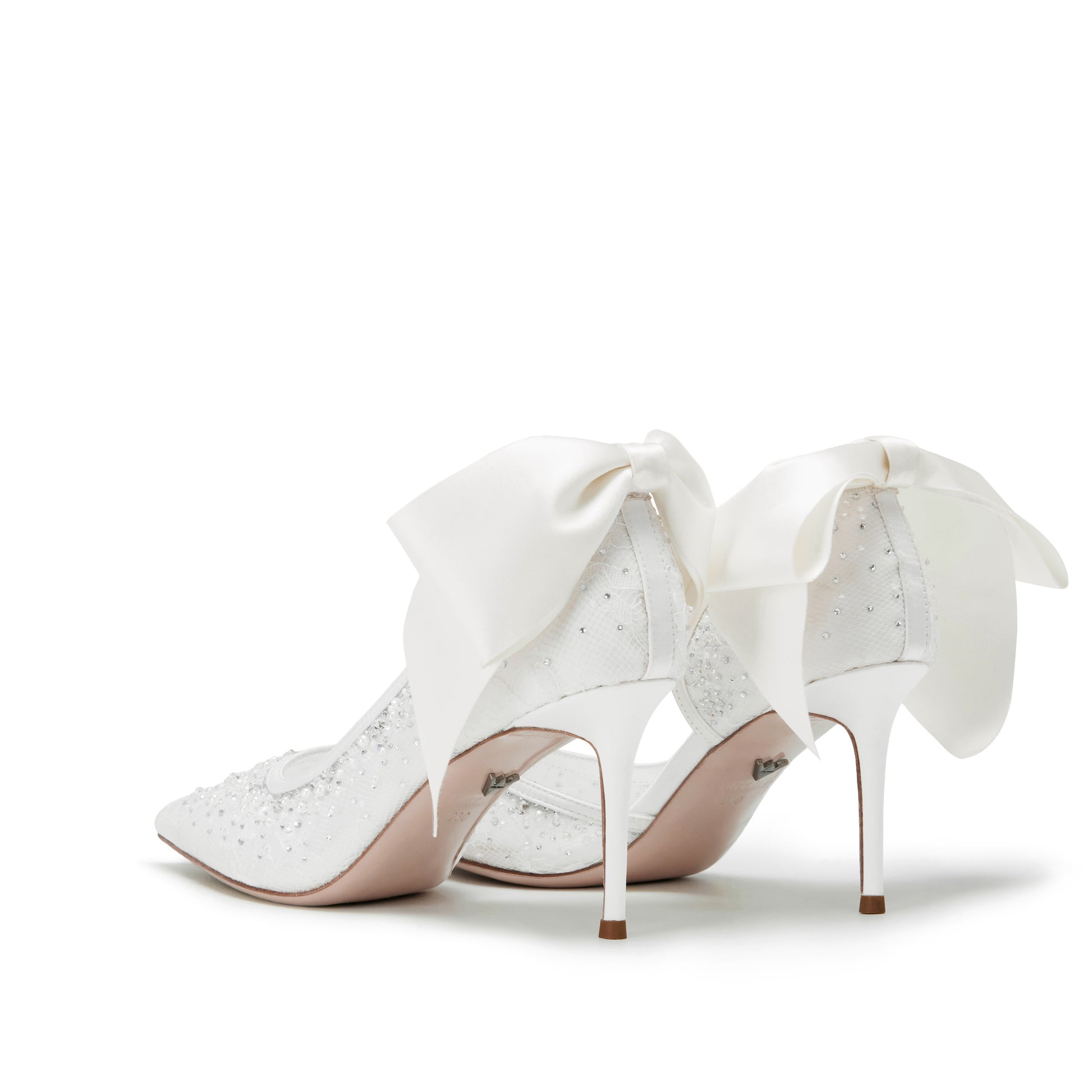 STACCATO x VERA WANG Bow High Heel Pumps - H1302CQ6 - Elegant White