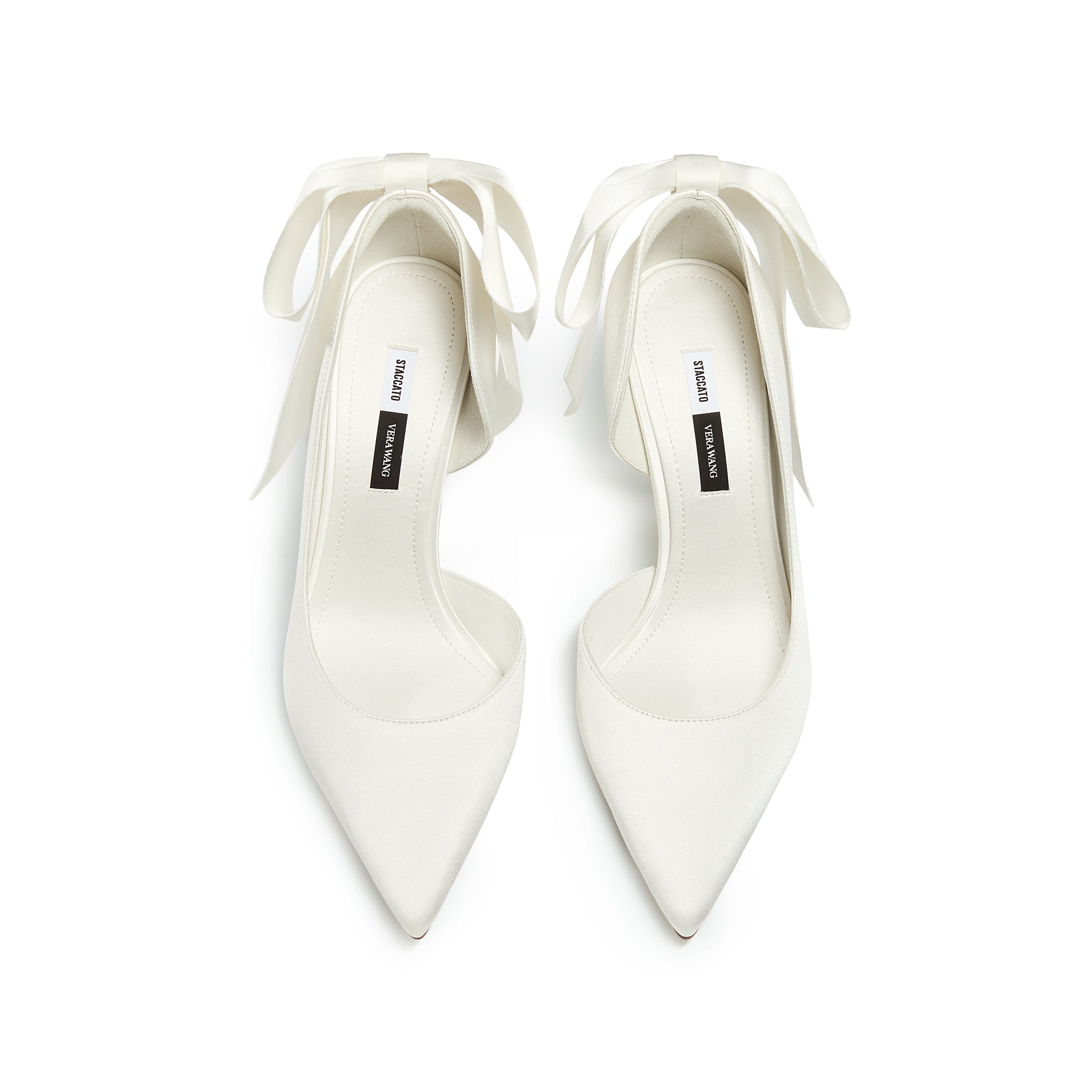 STACCATO x VERA WANG Bow High Heel Pumps - H1301CQ6 - Elegant White