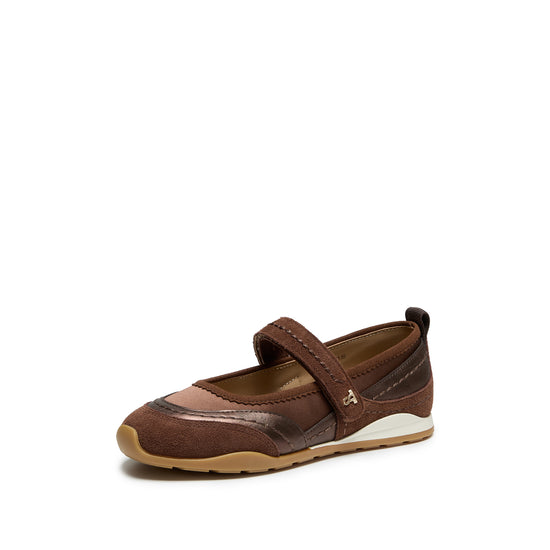 Hazelnut Brown STACCATO mary jane flats, product view