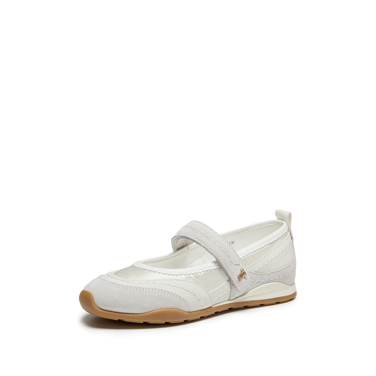 Classic White STACCATO mary jane flats, product view