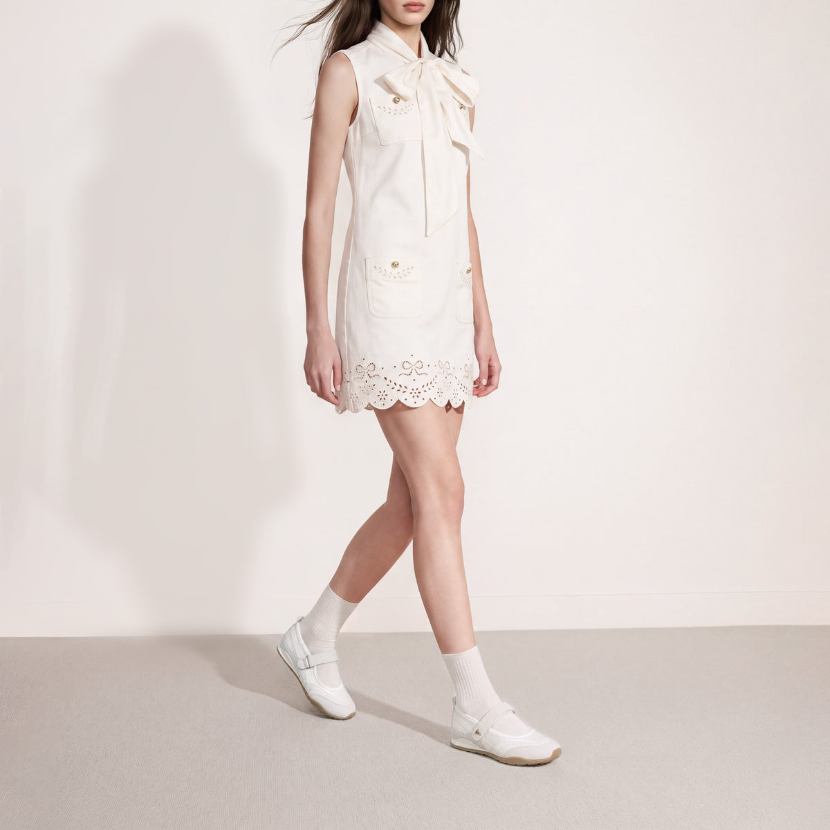 STACCATO mary jane flats on model, view 1