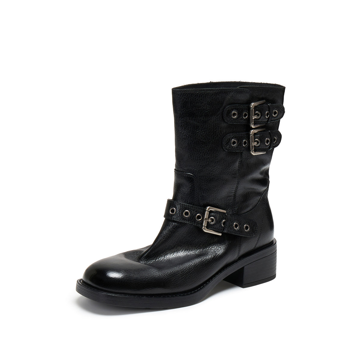 Moto Black STACCATO western boots, product view
