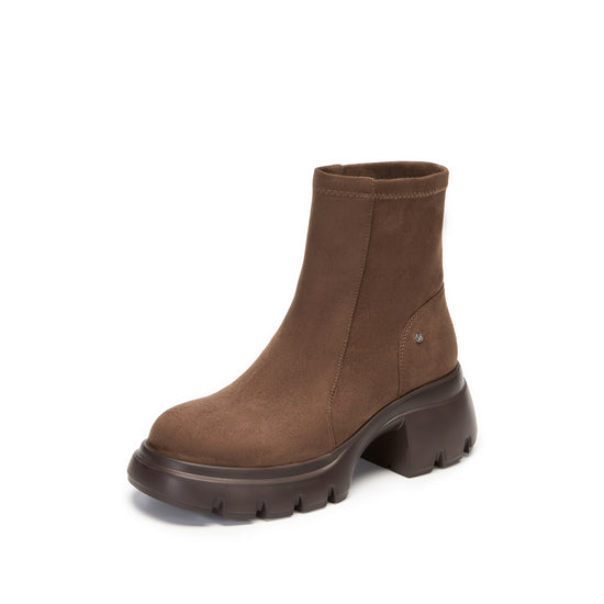 Vintage Brown STACCATO stretch ankle boots, product view