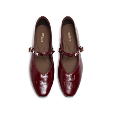 Detail Display 04 - STACCATO mary jane flats white-background angle 04
