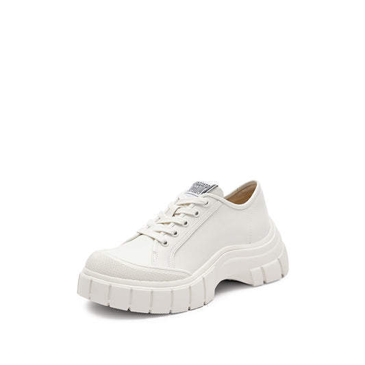 Sneakers - Cream Key Sneakers Retro Biscuit Shoes White