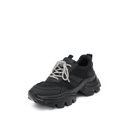 Sneakers - Flashing Laces Thick-soled Sports Sneakers