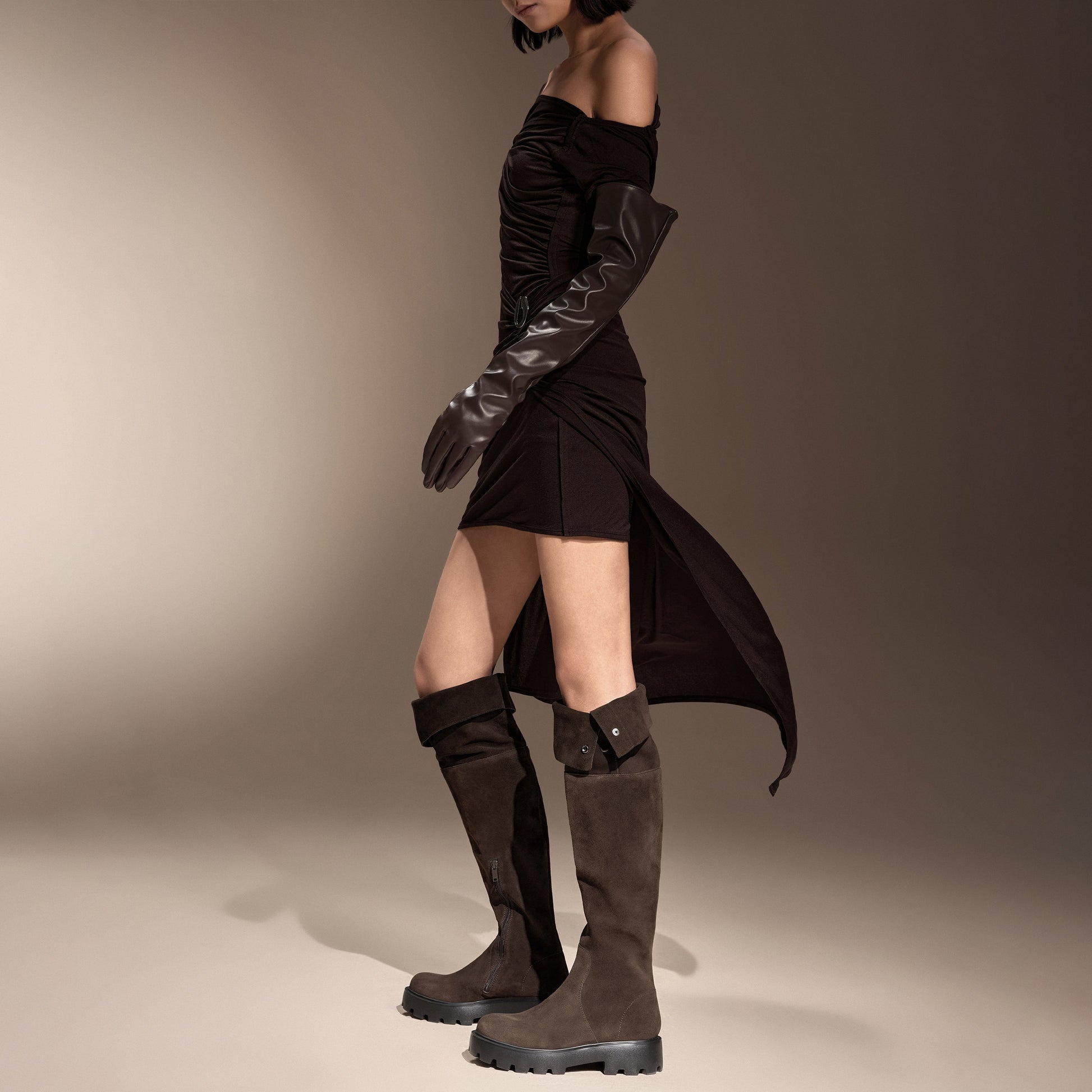 STACCATO Foldover Collar Over-the-Knee Boots – EGB37DC4 - image 3