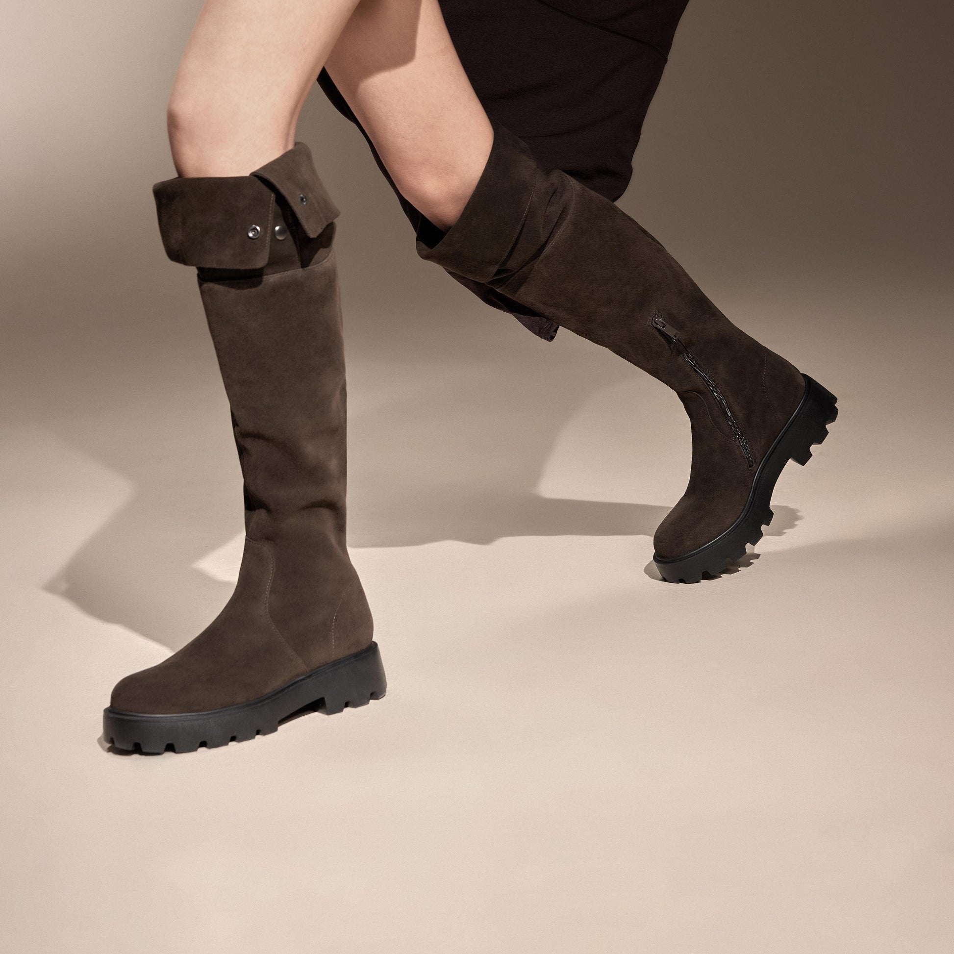 STACCATO Foldover Collar Over-the-Knee Boots – EGB37DC4 - image 5