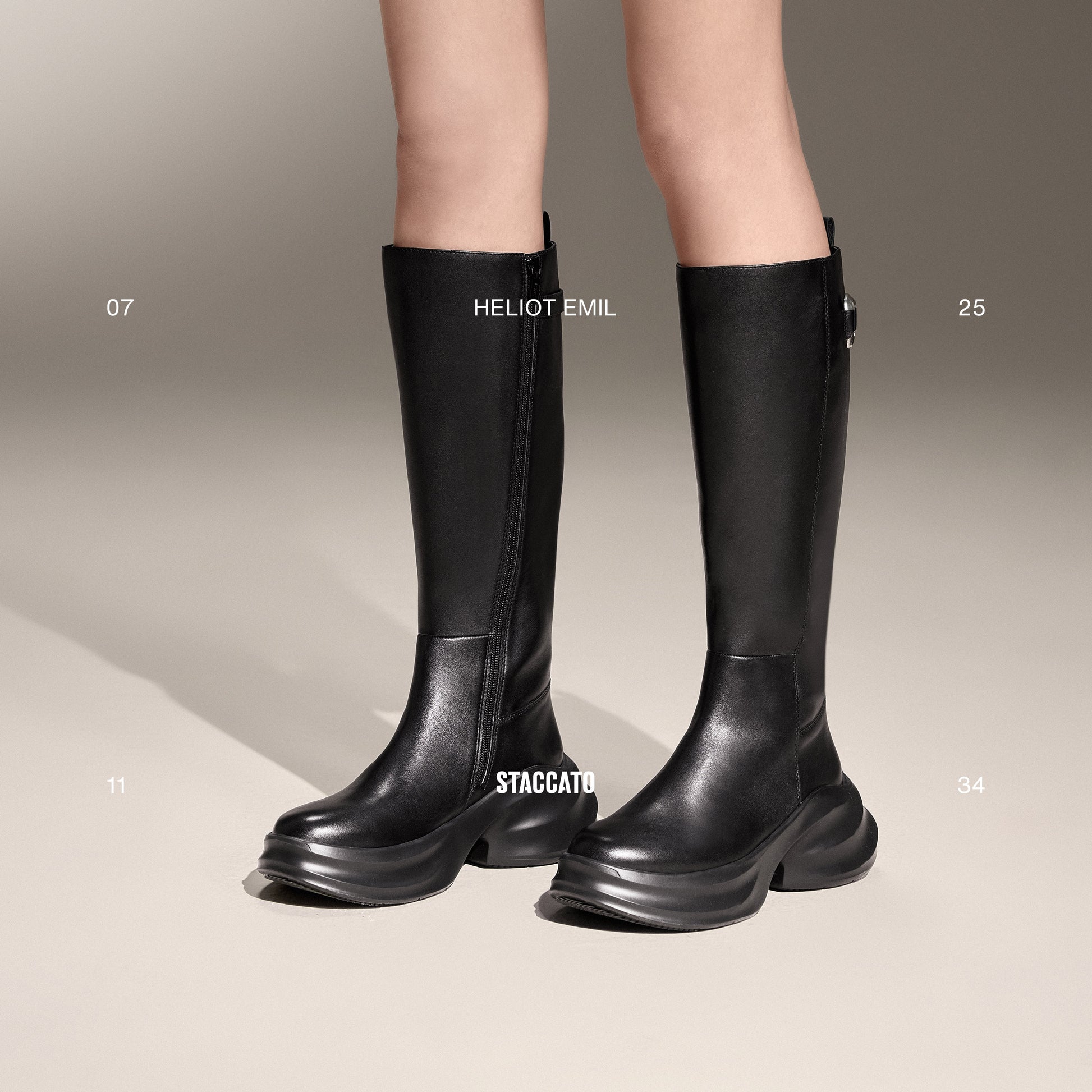 STACCATO x HELIOT EMIL Timeless Platform Knee-High Boots – EAI01DG4 - image 4