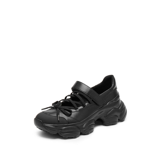 Sneakers - Ballet Style Chunky Sole Sneakers