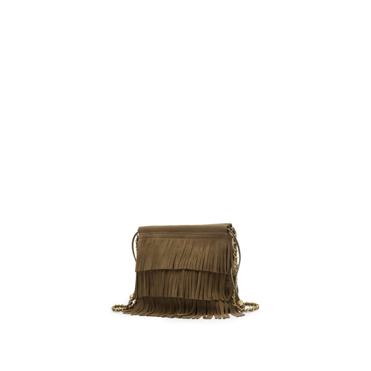 Crossbody Bag - Fringe Square Crossbody Bag