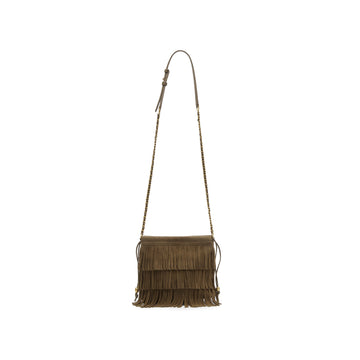 Crossbody Bag - Fringe Square Crossbody Bag