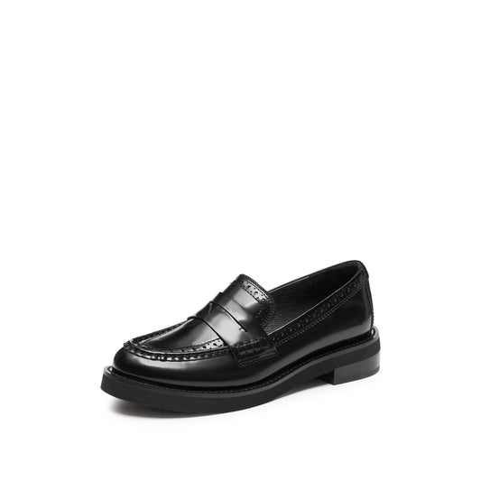 Loafers - Brogue Platform Slip-On Loafers 9UL10