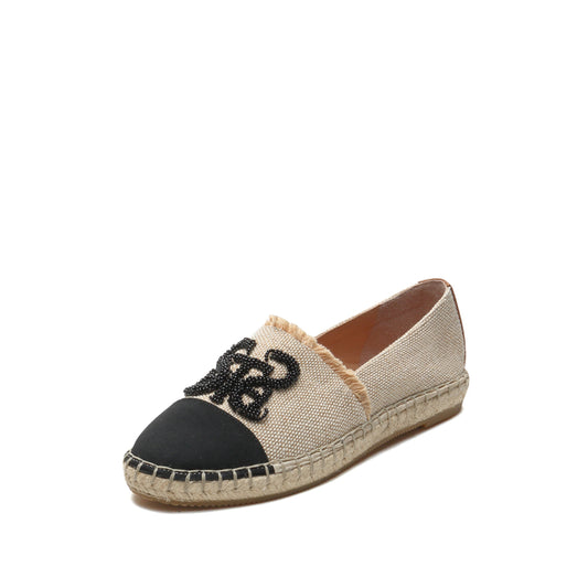 Fisherman Shoes - EspaEase Glint Tweed Style Casual Flats 9UA76