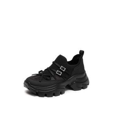 Sneakers - Thick-soled Daddy Women's Athletic Casual Shoes ECE62