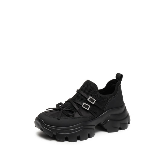 Sneakers - Thick-soled Daddy Women's Athletic Casual Shoes ECE62