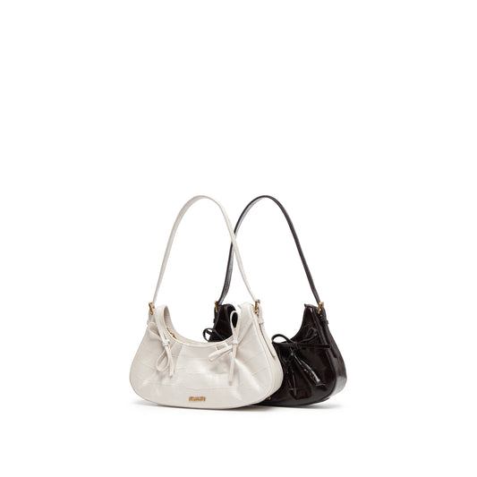Shoulder Bag - Underarm Crescent Moon Bag X8255